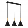 Светильник подвесной EVOLUCE Черный/Черный E27 3*40W           SLE1255-403-03