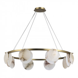 Светильник подвесной ST Luce Латунь/Алебастр G9 8*5W 4000K         SL1520.303.08
