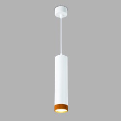 Подвесной светодиодный светильник Eurosvet 50164/1 LED белый/золото