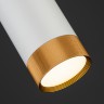 Подвесной светодиодный светильник Eurosvet 50164/1 LED белый/золото