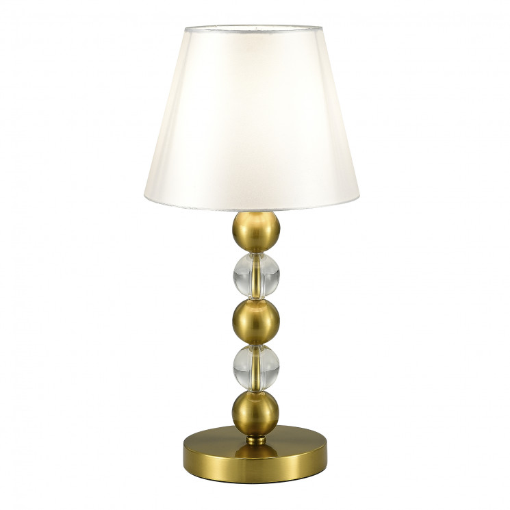 Прикроватная лампа ST Luce латунь/белый E27 1*40W          SL2003.304.01