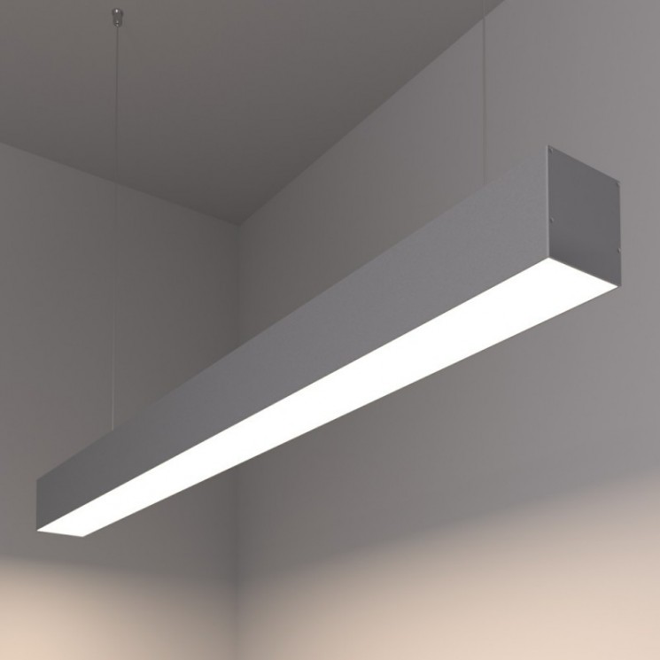 Светильник профильный подвесной/накладной RVE-PLS7477-1490-P 149 см 76 Вт 3000/4000/5000К серый