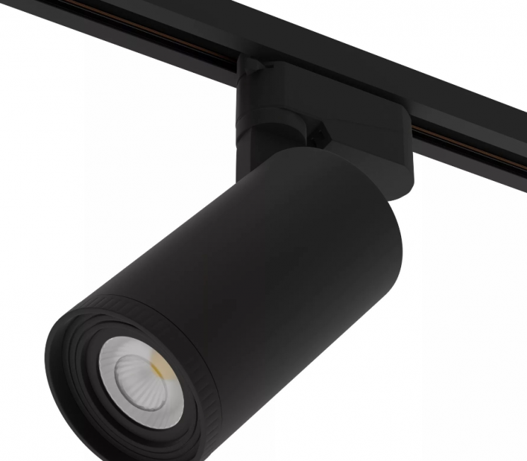 Трековый светильник светодиодный CITY ZOOM 20W 4000K CRI85 Угол света 10°- 60° Черный корпус 2TRA | 220V NEW 19291
