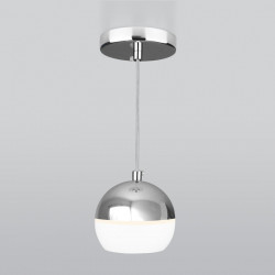 Подвесной светильник Elektrostandard DLS023 9W 4200K белый/хром DLS023