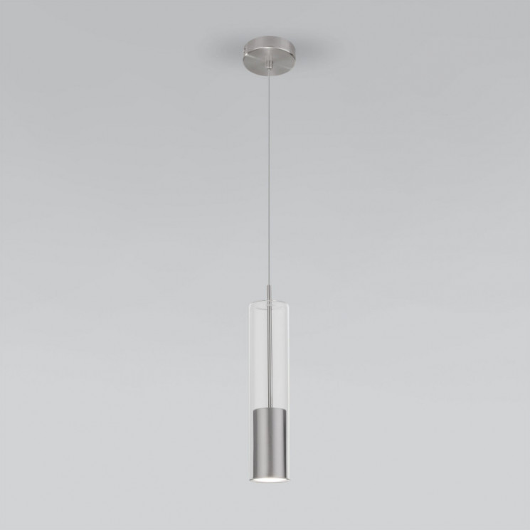 Подвесной светильник Eurosvet 50249/1 никель Solita