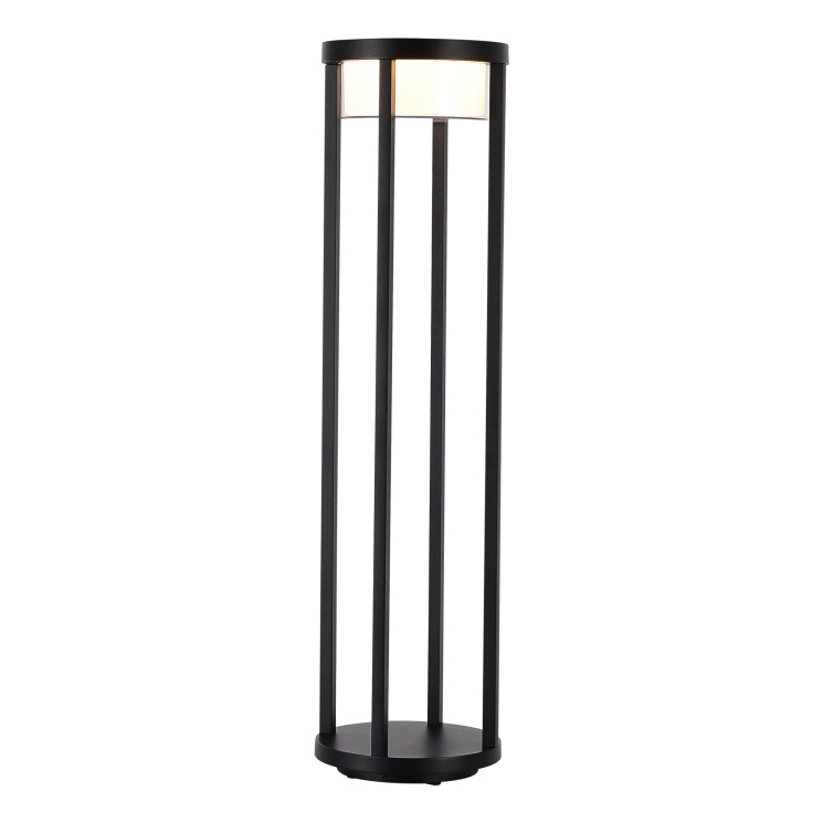 Светильник ландшафтный ST Luce SL9536.415.32 POKKO черный металл/акрил 1хE27 D 20,5 см 80 см