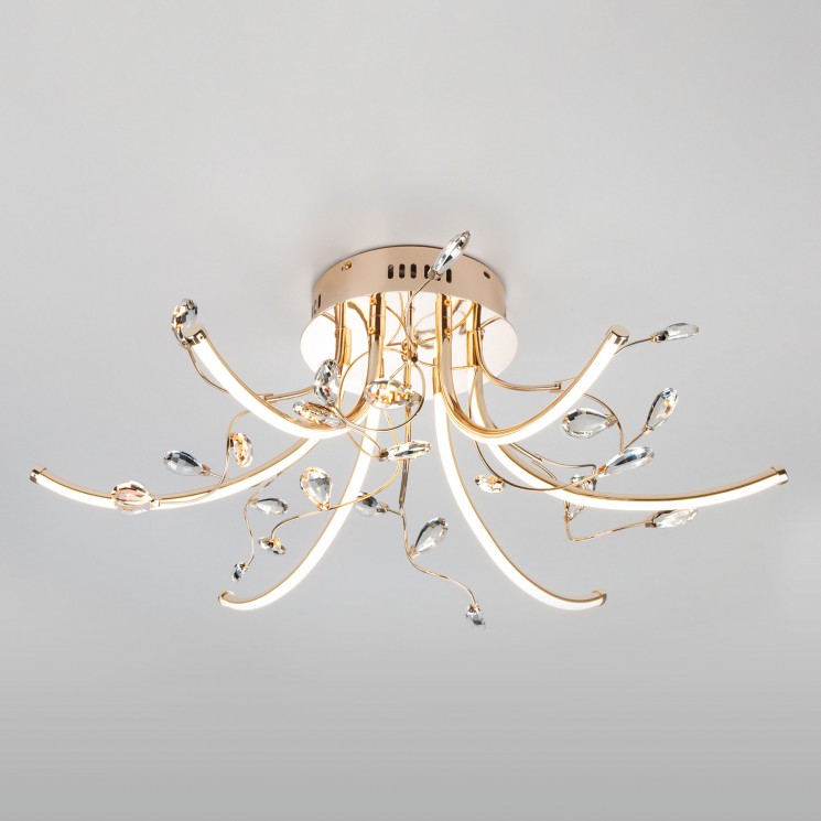 Потолочный светильник Eurosvet 90087/6 золото Sacura