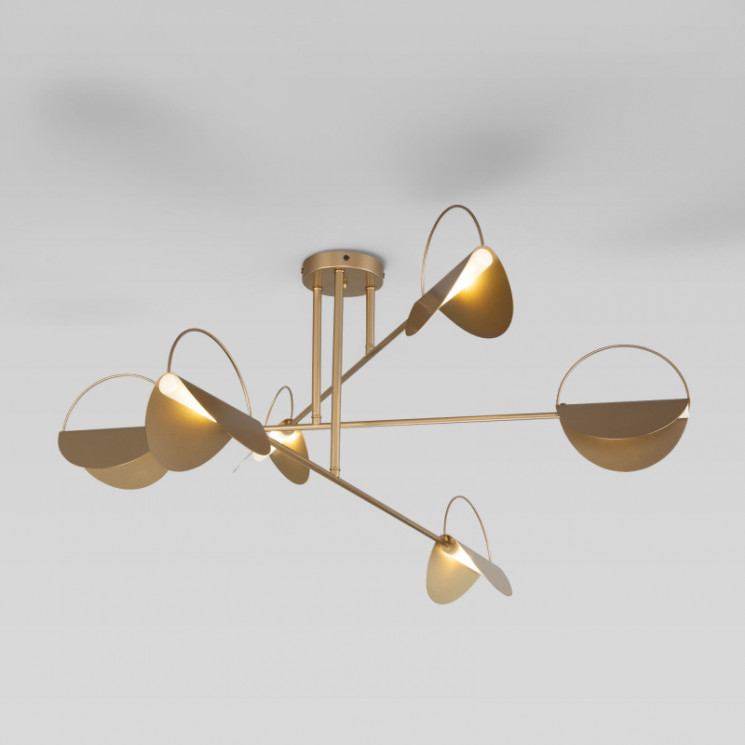 Потолочный светильник Eurosvet 70148/6 золото Grazia