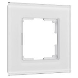 Рамка на 1 пост Senso (белый, стекло soft-touch) Werkel W0013101