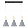 Светильник подвесной EVOLUCE Черный/Серый E27 3*40W           SLE1255-413-03