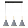 Светильник подвесной EVOLUCE Черный/Серый E27 3*40W           SLE1255-413-03