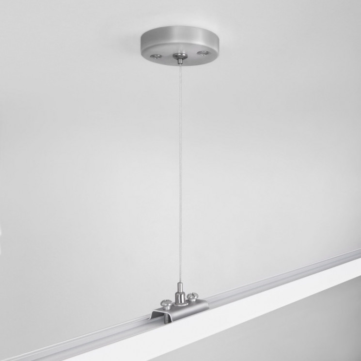 Подвесной комплект Elektrostandard TRF-1-200-CH / Набор для подвеса хром (2 м.) Track White