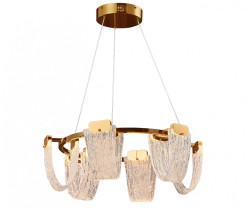 Люстра Kink Light Иста латунь d60 h150 Led 6*5W (3000K) 08065-60,36