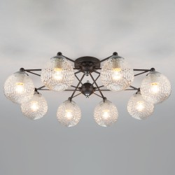 Потолочный светильник Eurosvet 70077/8 графит Karo