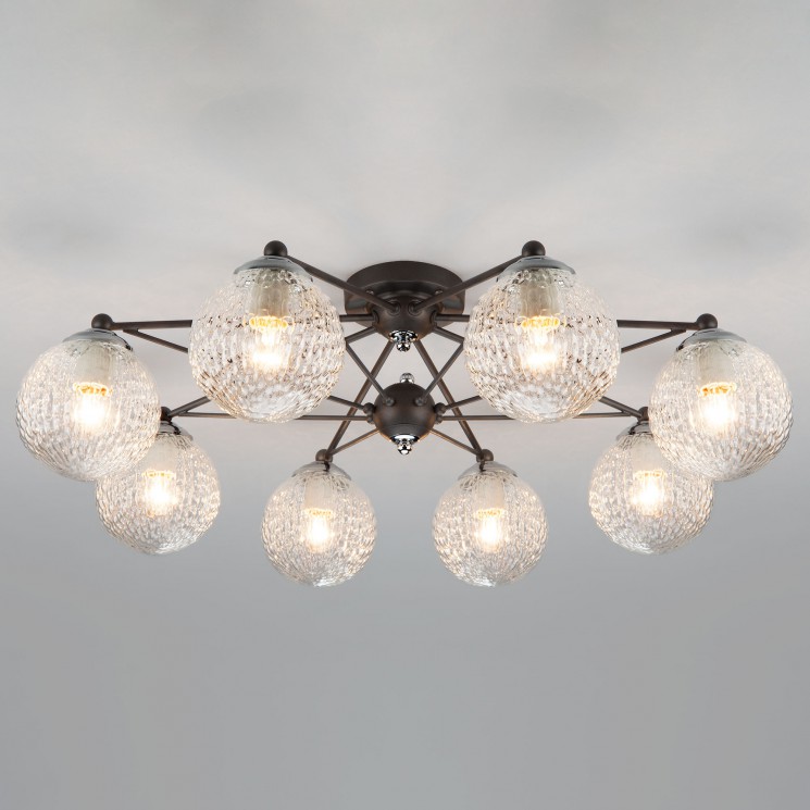 Потолочный светильник Eurosvet 70077/8 графит Karo