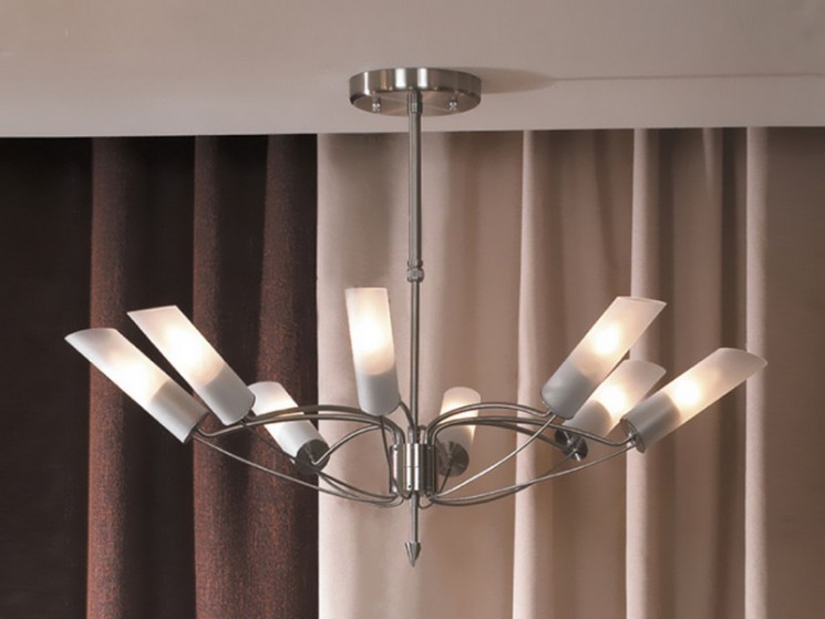 Люстра Lussole LSA-2813-08 Lano никель