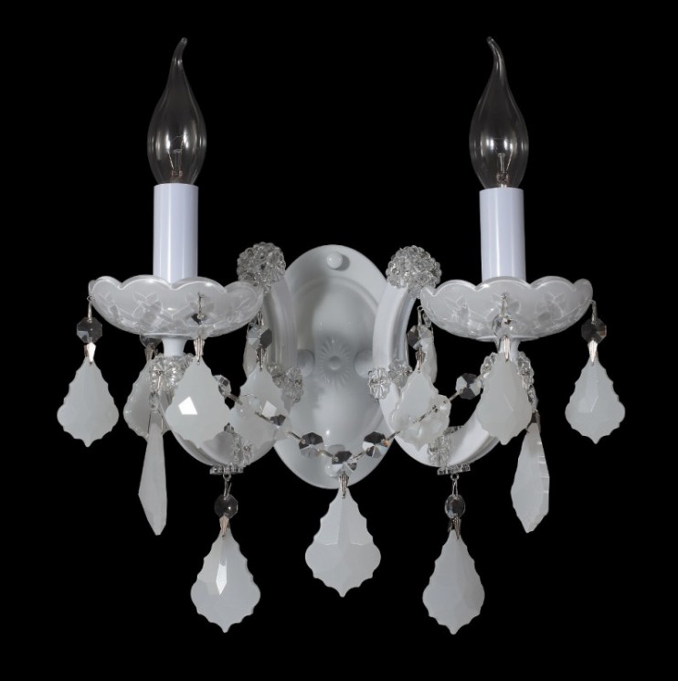 Бра Crystal Lux INES AP2 WHITE