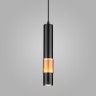 Подвесной светодиодный светильник Eurosvet DLN001 MR16 9W 4200K черный матовый/золото