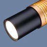Подвесной светодиодный светильник Eurosvet DLN001 MR16 9W 4200K черный матовый/золото