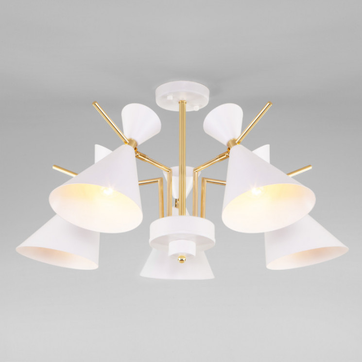 Люстра на штанге Eurosvet 70114/5 белый Apart