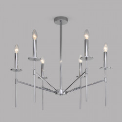 Люстра на штанге Eurosvet 60142/6 хром Anders