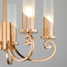 Подвесная люстра Eurosvet 60117/5 золото Banci
