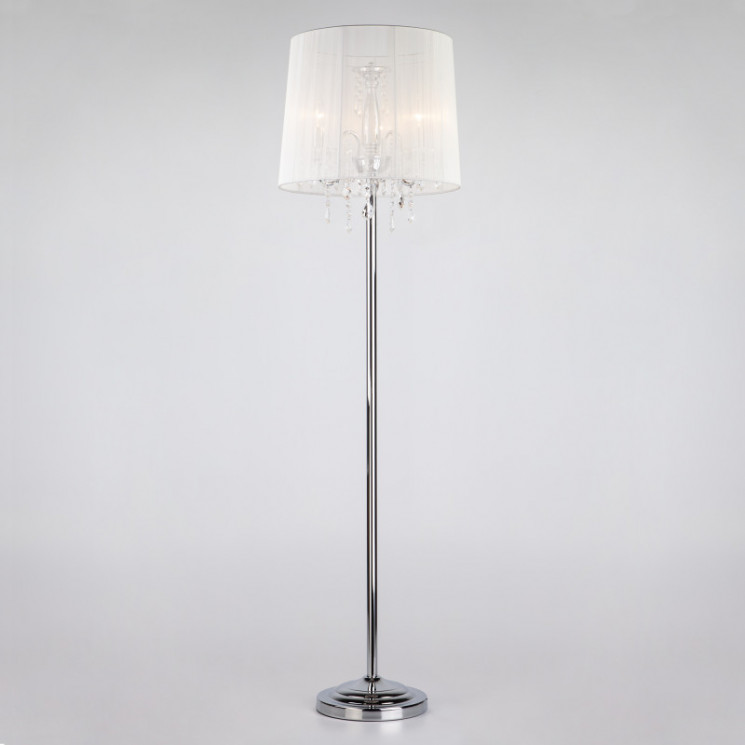 Торшер Eurosvet 2045/3F хром/белый торшер Allata