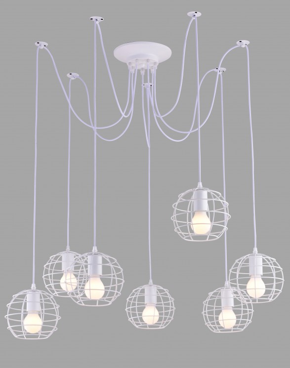 Светильник подвесной Arte lamp A1110SP-7WH SPIDER