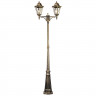 Светильник садово-парковый Feron 6214/PL6214 столб 2*100W E27 230V, черное золото 11207