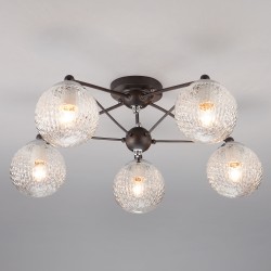 Потолочный светильник Eurosvet 70077/5 графит Karo