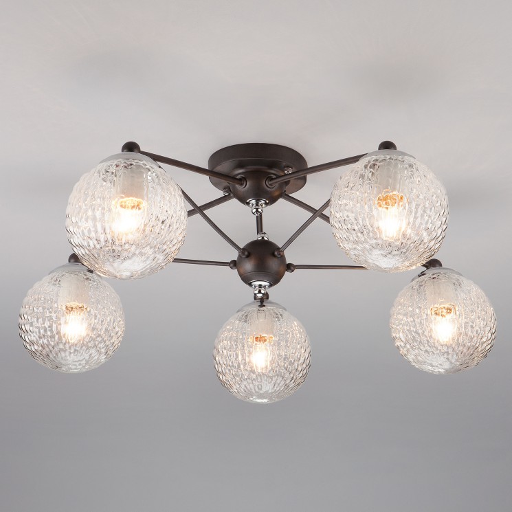 Потолочный светильник Eurosvet 70077/5 графит Karo