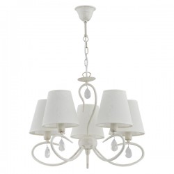 Люстра Alfa 18525 Bali White (плафон 83059 - 5 шт.)