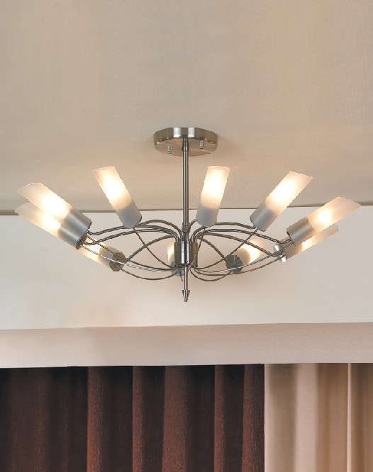 Люстра Lussole LSA-2813-10 Lano никель