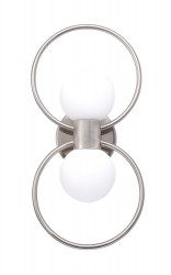 Бра Crystal Lux LISTO AP2 NICKEL