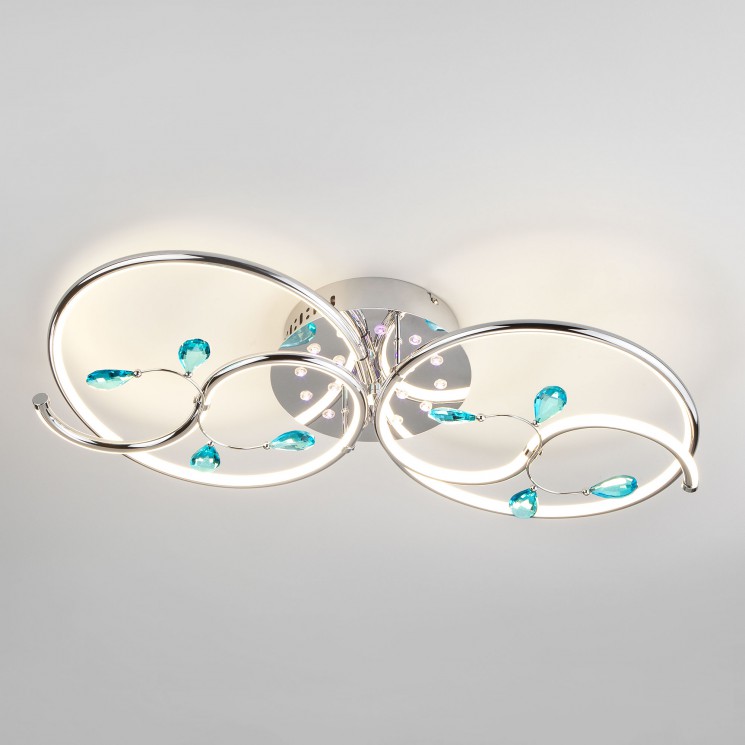 Потолочный светильник  Eurosvet Venera 90131/2 хром