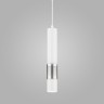Подвесной светодиодный светильник Eurosvet DLN001 MR16 9W 4200K белый матовый/серебро