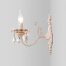Бра Eurosvet 10118/1 белый с золотом/тонированный хрусталь Strotskis