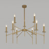 Люстра на штанге Eurosvet 60142/9 латунь Anders