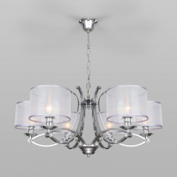 Подвесная люстра Eurosvet 60109/6 хром Fabiola