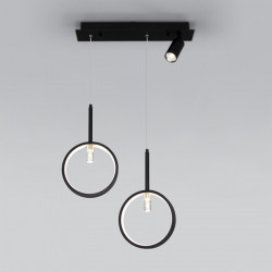 Подвесной светильник Eurosvet 90249/3 черный Verge