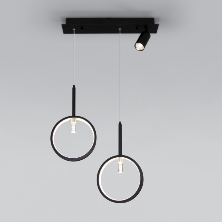 Подвесной светильник Eurosvet 90249/3 черный Verge