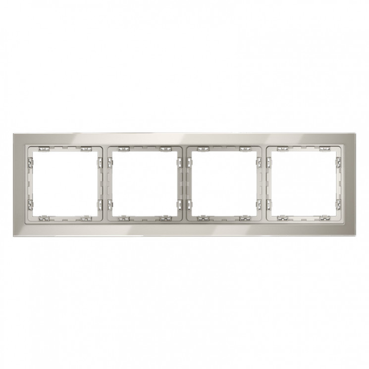 Рамка 4 поста VOLTUM VLS110403 кашемир