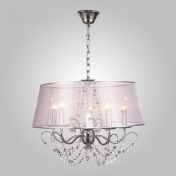 Люстра Eurosvet 10068/5 хром/прозрачный хрусталь Strotskis