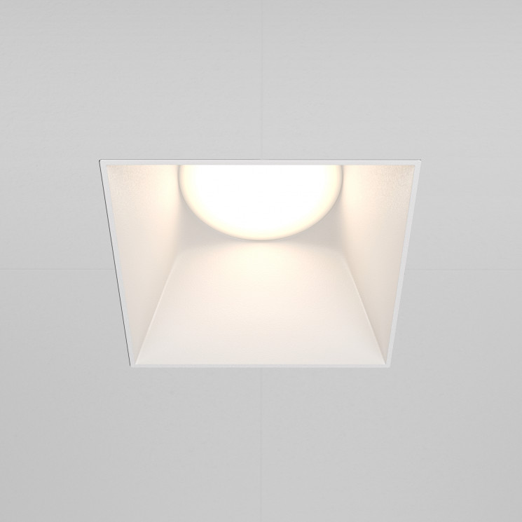 Встраиваемый светильник Maytoni Technical DL051-01-GU10-SQ-W