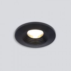 Встраиваемый светильник Elektrostandard 9903 LED 3W 3000K COB BK черный Gridi