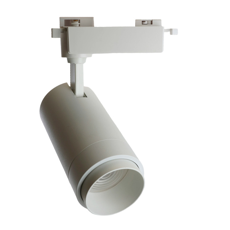 Светильник Feron AL137 трековый однофазный на шинопровод 12W 4000K белый, изменяемый угол освещения 15-60град 51173