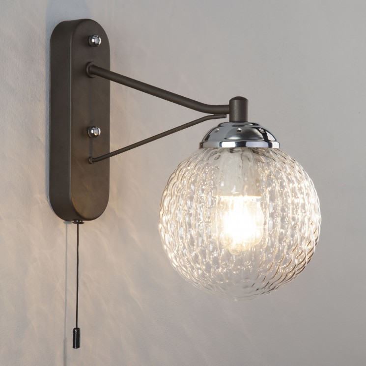 Настенный светильник Eurosvet 70077/1 графит Karo