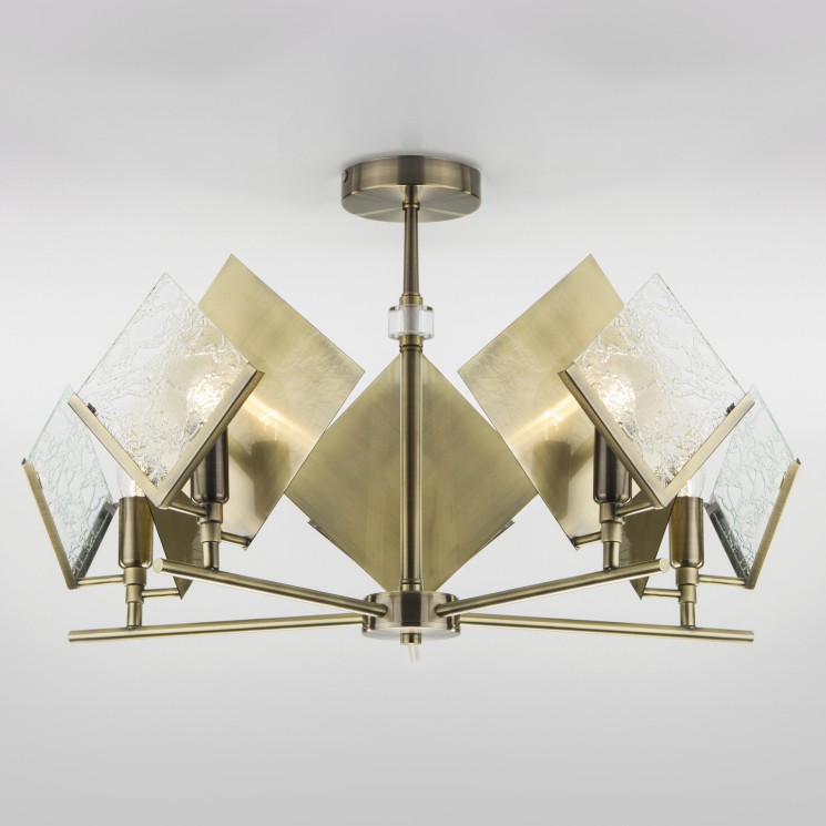 Потолочный светильник  Eurosvet Rombo 60110/5 античная бронза