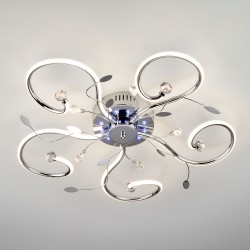 Потолочный светильник  Eurosvet Curl 90129/5 хром