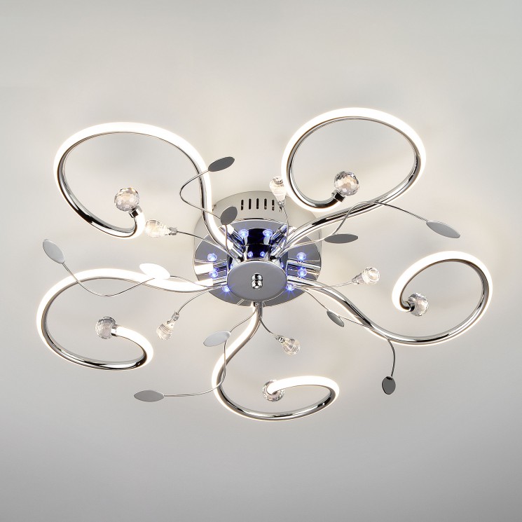 Потолочный светильник  Eurosvet Curl 90129/5 хром